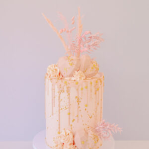 Hearts & Flowers Buttercream Birthday Cake