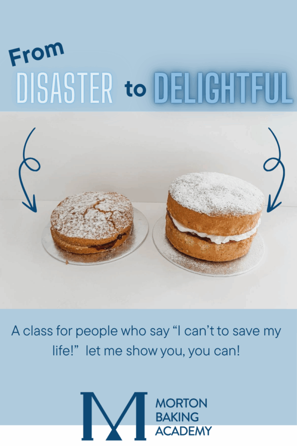 Adult Baking Class - Disaster to Delightful Cakes - Wednesday 11th June morning